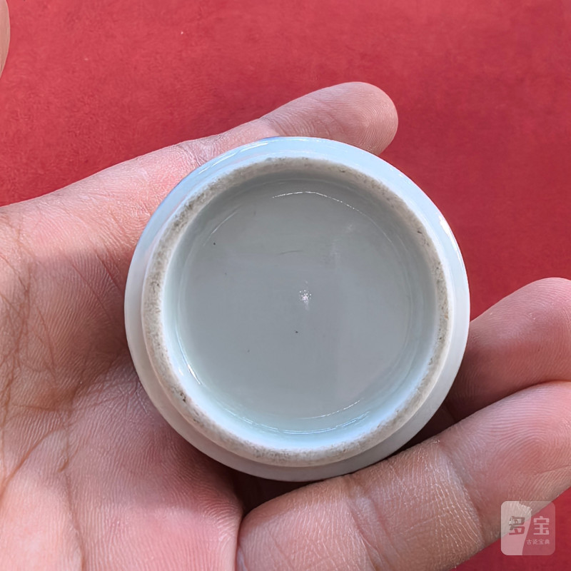 清晚期 粉彩大吉图花觚 - 图10